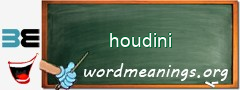 WordMeaning blackboard for houdini